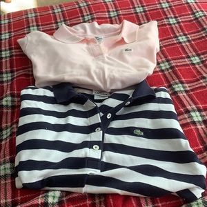 Lacoste brand polos